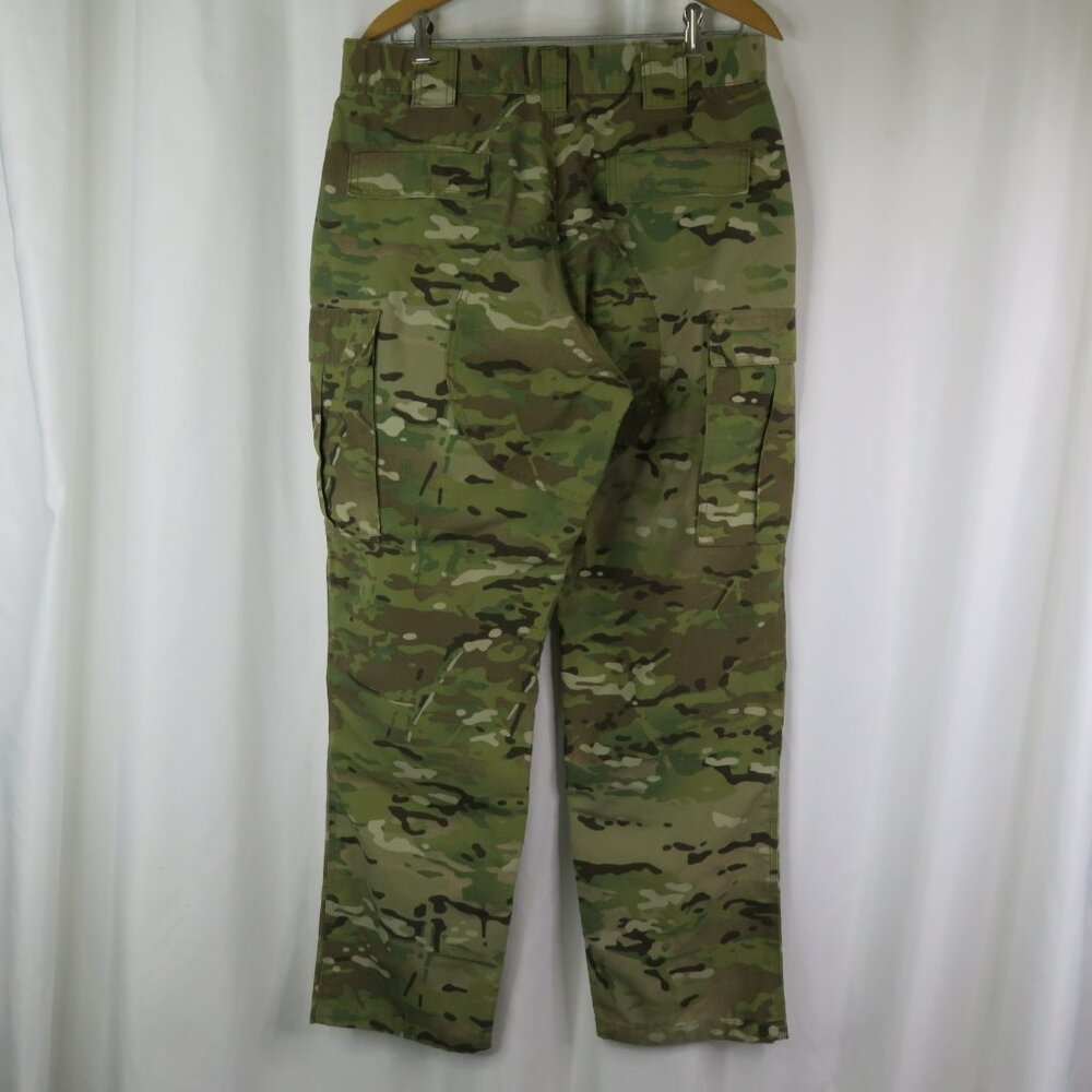 5.11 Tactical Series Pants Gusseted Waist Size L 35.5-39 x 31 Camouflage Cargo - Picture 7 of 12